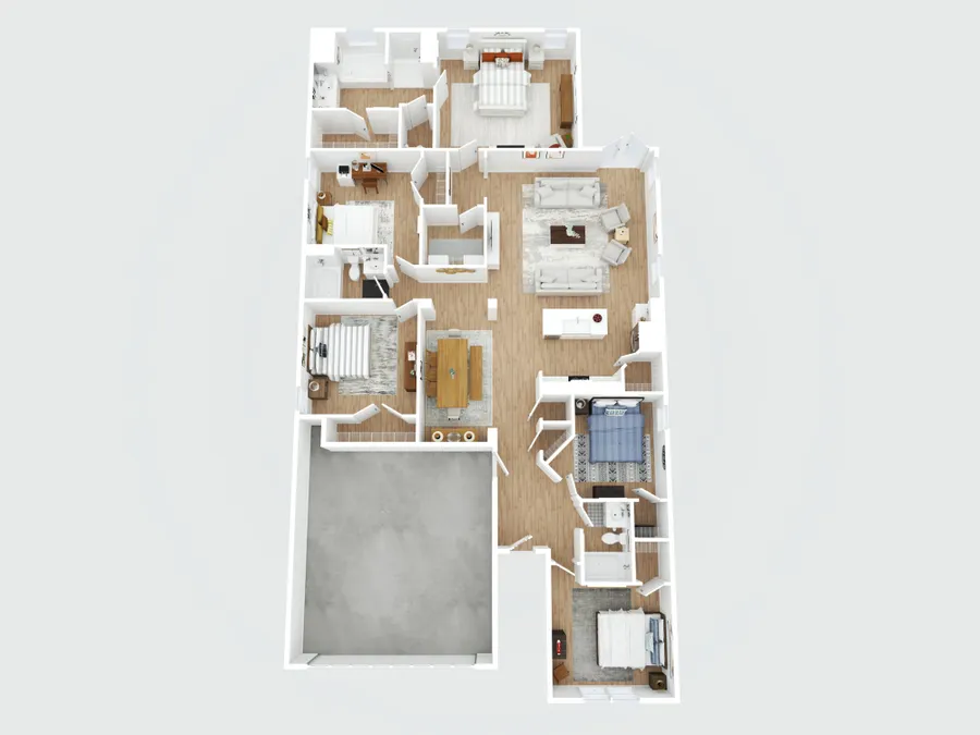 floor 1 163 Sea Eagle Ln Santa Rosa Beach